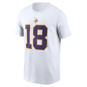 Justin jefferson minnesota vikings nike name number t shirt White M