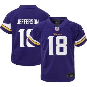 Justin jefferson minnesota vikings nike toddler game jersey Purple