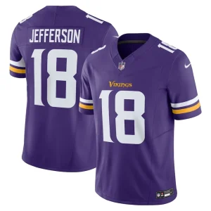 Justin jefferson minnesota vikings nike vapor f.u.s.e. limited jersey Purple