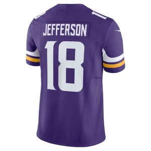 Justin jefferson minnesota vikings nike vapor f.u.s.e. limited jersey Purple L