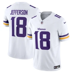 Justin jefferson minnesota vikings nike vapor f.u.s.e. limited jersey White