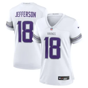 Justin jefferson minnesota vikings nike womens alternate game player jersey White