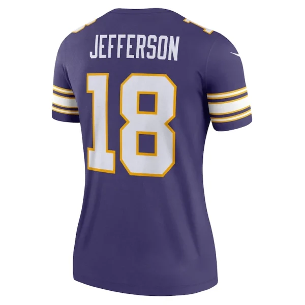 Justin jefferson minnesota vikings nike womens alternate legend player performance top Purple L