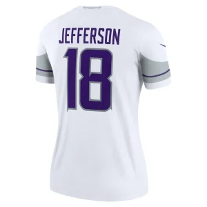 Justin jefferson minnesota vikings nike womens alternate legend player performance top White L