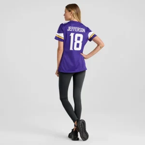 Justin jefferson minnesota vikings nike womens game jersey Purple 2XL