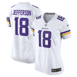 Justin jefferson minnesota vikings nike womens game player jersey White