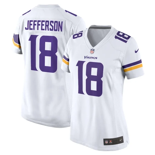 Justin jefferson minnesota vikings nike womens game player jersey White