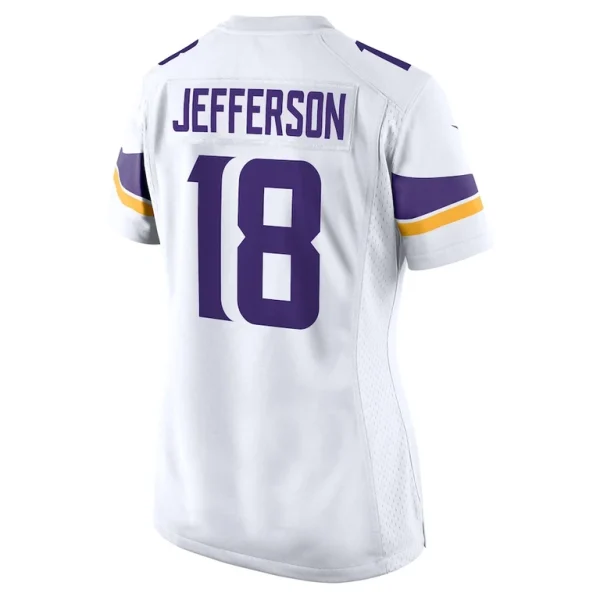 Justin jefferson minnesota vikings nike womens game player jersey White L