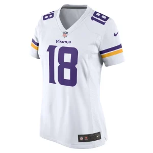 Justin jefferson minnesota vikings nike womens game player jersey White M