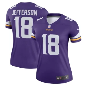 Justin jefferson minnesota vikings nike womens legend player performance top Purple