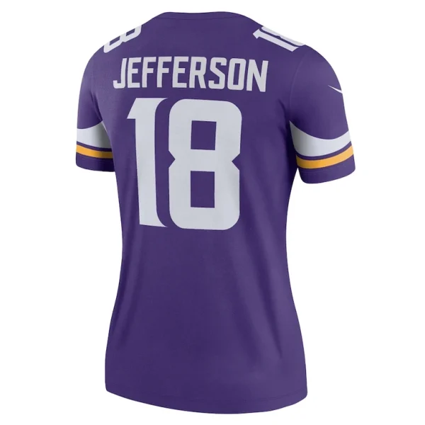 Justin jefferson minnesota vikings nike womens legend player performance top Purple L