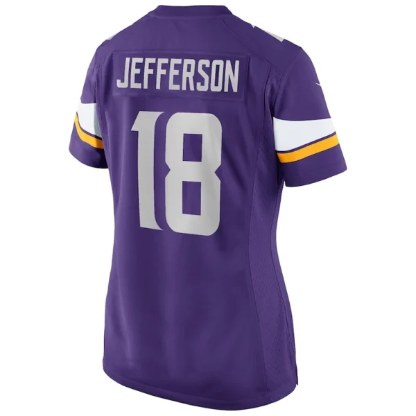 Justin jefferson minnesota vikings nike womens player game jersey Purple L