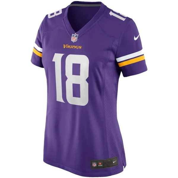 Justin jefferson minnesota vikings nike womens player game jersey Purple M
