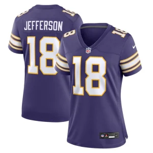 Justin jefferson minnesota vikings nike womens player jersey Purple