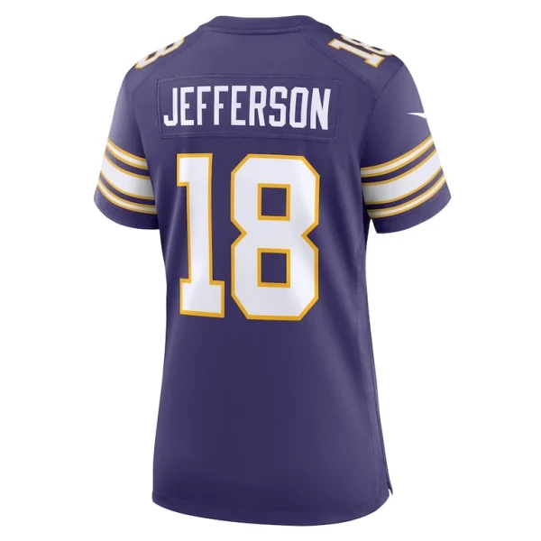 Justin jefferson minnesota vikings nike womens player jersey Purple L