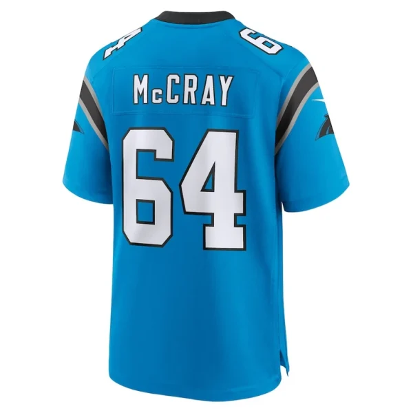 Justin mccray carolina panthers nike alternate game jersey Blue L