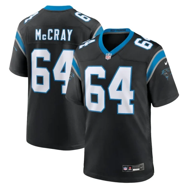Justin mccray carolina panthers nike team game jersey Black