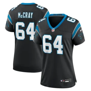 Justin mccray carolina panthers nike womens team game jersey Black