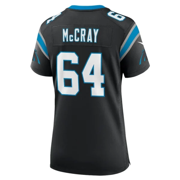 Justin mccray carolina panthers nike womens team game jersey Black L