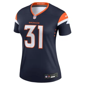 Justin simmons denver broncos nike womens alternate legend player performance top Navy M