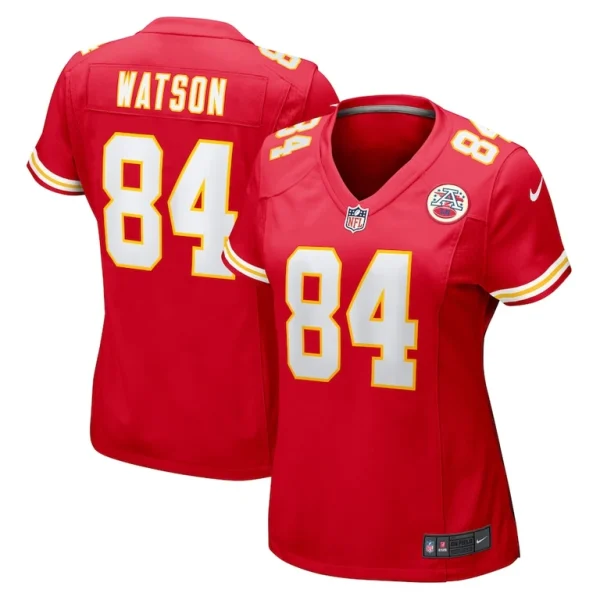 Justin watson kansas city chiefs nike womens game player jersey Red
