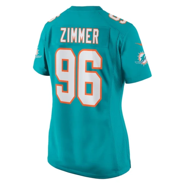 Justin zimmer miami dolphins nike womens home game player jersey Aqua L