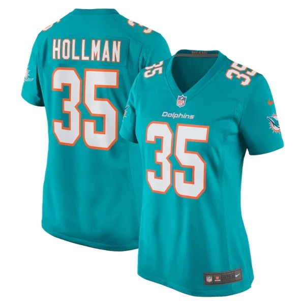 Kadar hollman miami dolphins nike womens home game player jersey Aqua