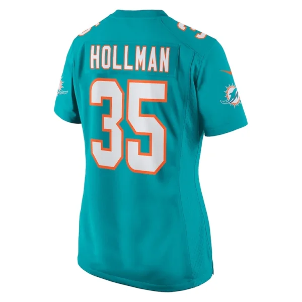 Kadar hollman miami dolphins nike womens home game player jersey Aqua L