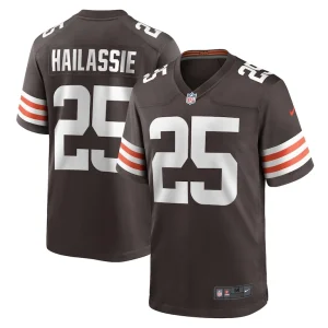 Kahlef hailassie cleveland browns nike team game jersey Brown