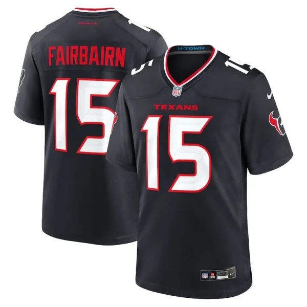 Kaimi fairbairn houston texans nike team game jersey Navy