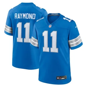 Kalif raymond detroit lions nike team game jersey Blue