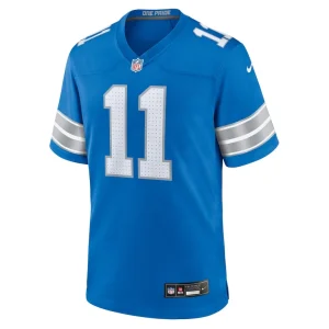 Kalif raymond detroit lions nike team game jersey Blue M