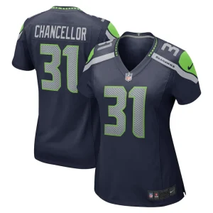 Kam chancellor seattle seahawks womens nike retired player game jersey College navy