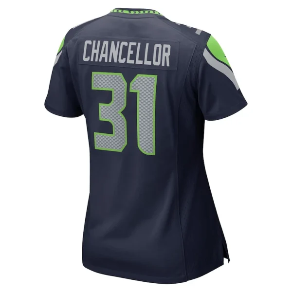 Kam chancellor seattle seahawks womens nike retired player game jersey College navy L