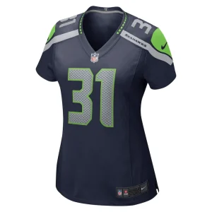 Kam chancellor seattle seahawks womens nike retired player game jersey College navy M