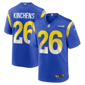 Kamren kinchens los angeles rams nike team game jersey Royal