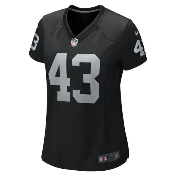 Kanai mauga las vegas raiders nike womens team game jersey Black M