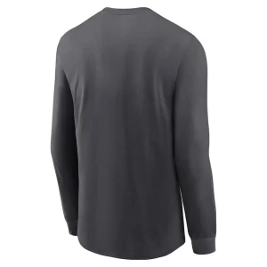 Kansas city chiefs nike 2023 afc champions locker room trophy collection long sleeve t shirt anthracite Multi L