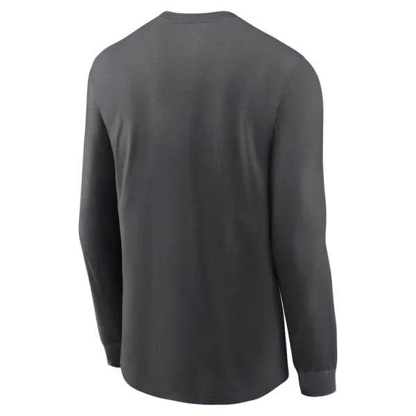 Kansas city chiefs nike 2023 afc champions locker room trophy collection long sleeve t shirt anthracite Multi L