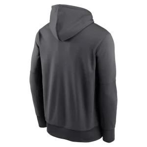 Kansas city chiefs nike 2023 afc champions locker room trophy collection pullover hoodie – anthracite Multi L