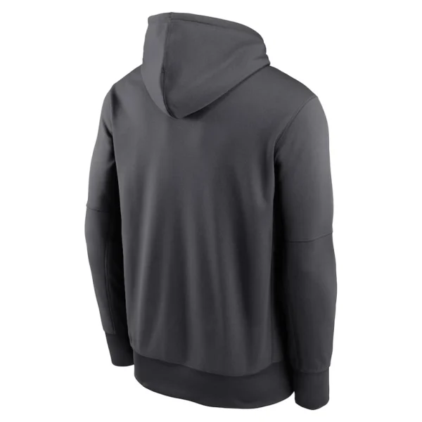 Kansas city chiefs nike 2023 afc champions locker room trophy collection pullover hoodie – anthracite Multi L