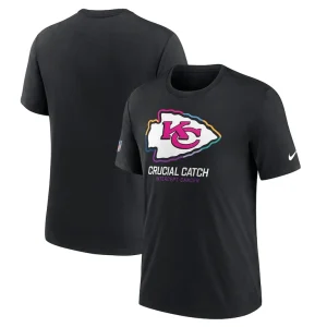 Kansas city chiefs nike 2024 nfl crucial catch big tall t shirt Black