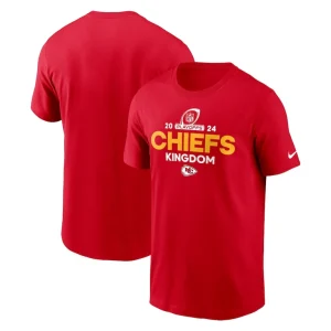 Kansas city chiefs nike 2024 nfl playoffs t shirt Red