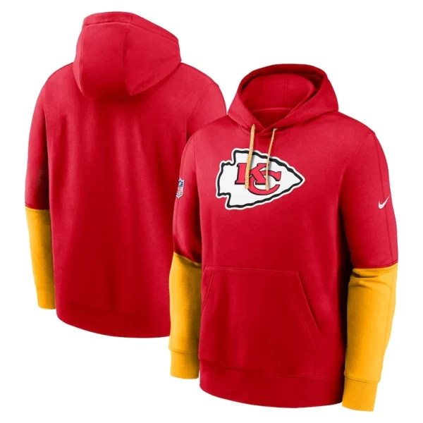 Kansas city chiefs nike 2024 sideline club pullover hoodie Red