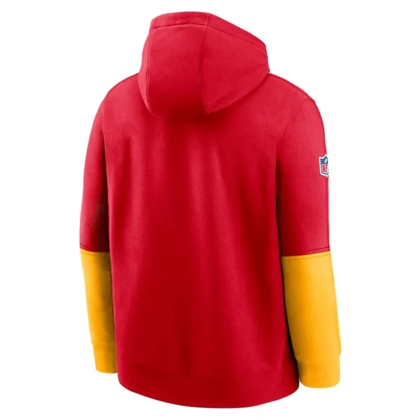 Kansas city chiefs nike 2024 sideline club pullover hoodie Red L