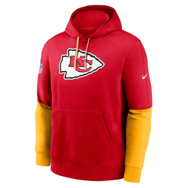 Kansas city chiefs nike 2024 sideline club pullover hoodie Red M