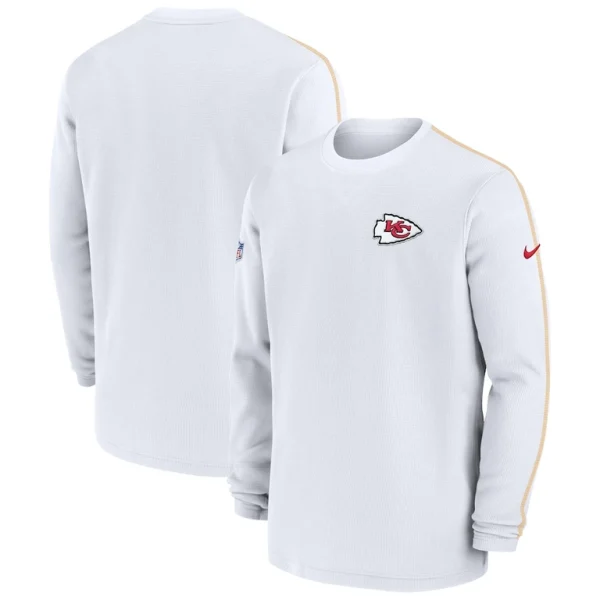 Kansas city chiefs nike 2024 sideline coaches long sleeve top Red