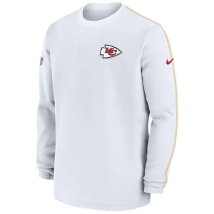 Kansas city chiefs nike 2024 sideline coaches long sleeve top Red M