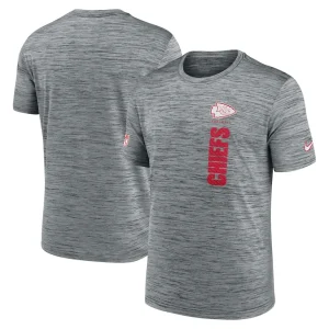 Kansas city chiefs nike 2024 sideline velocity performance t shirt Gray