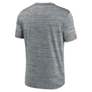 Kansas city chiefs nike 2024 sideline velocity performance t shirt Gray L